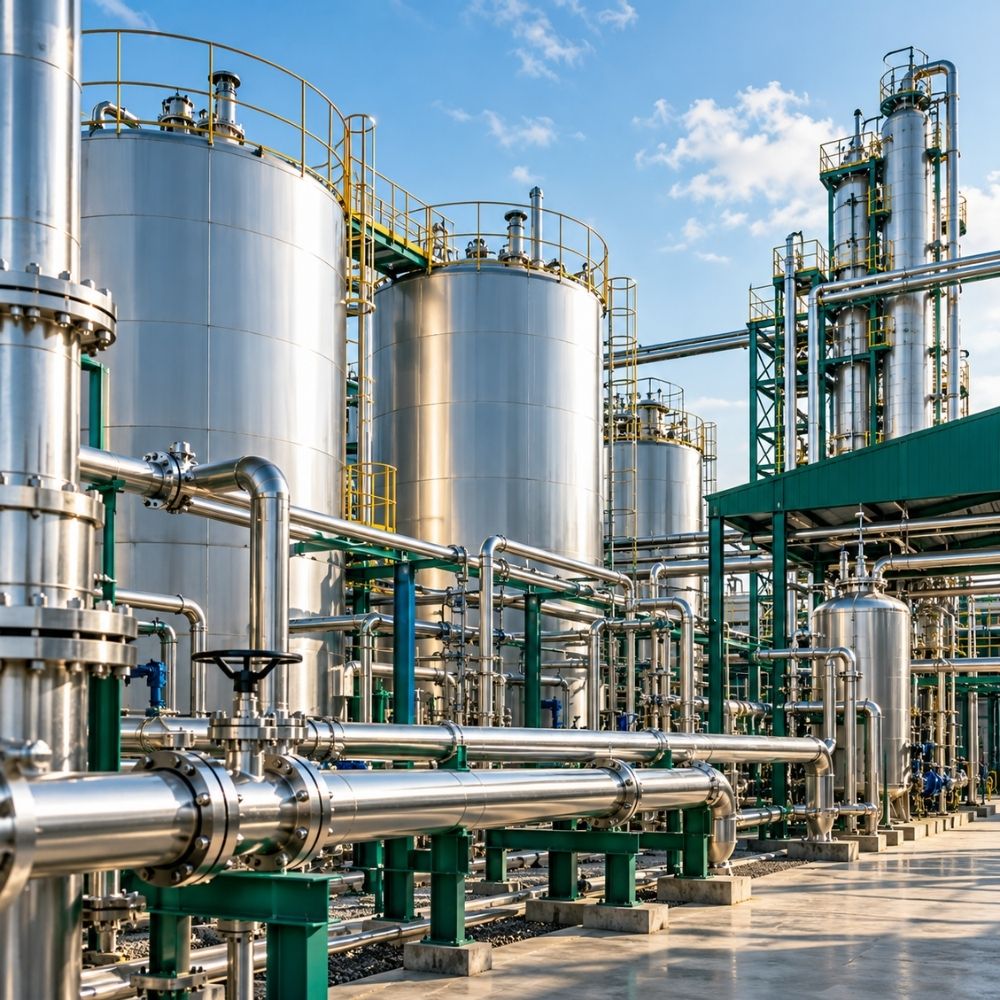 Ethyl Acetate industrial manufacturing and processing