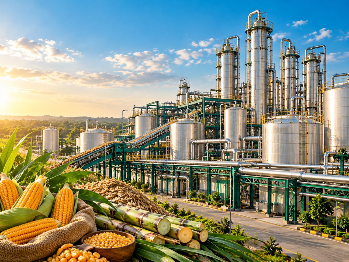Ethanol industrial manufacturing product