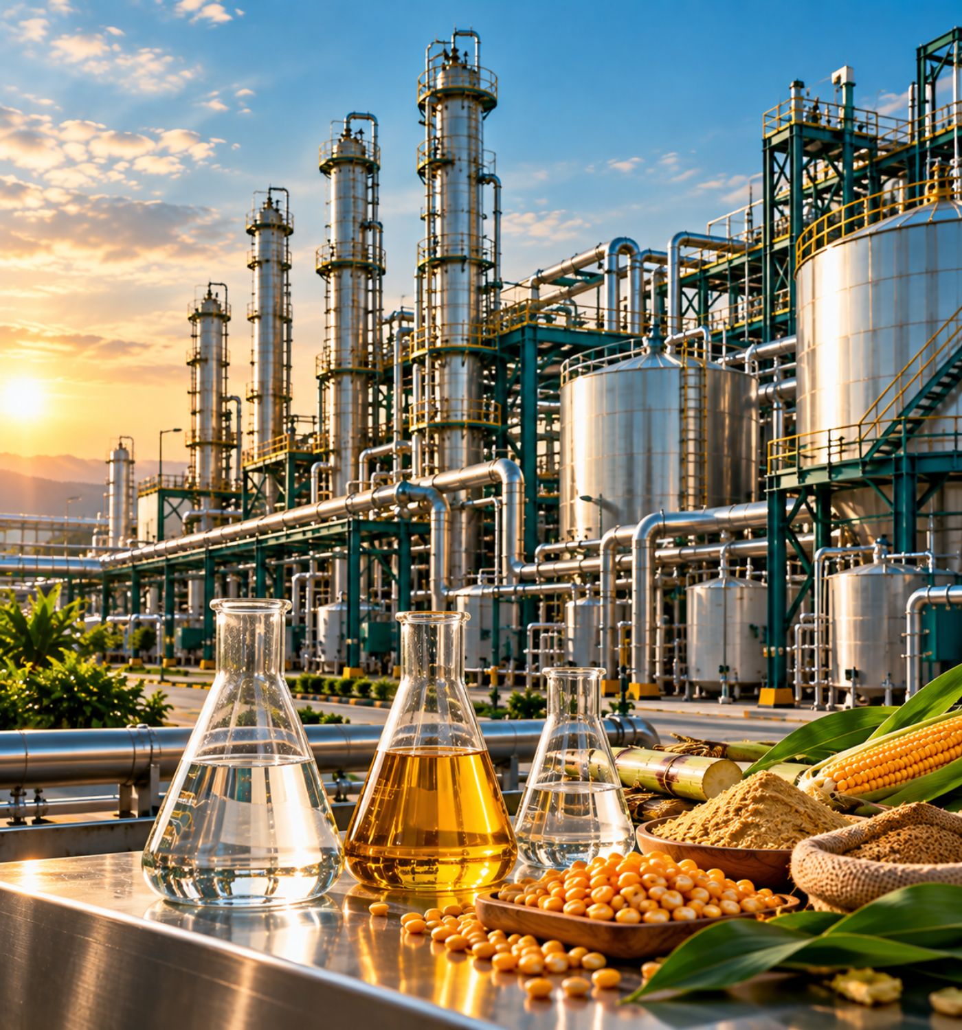 Renewable agricultural resources and sustainable industrial manufacturing